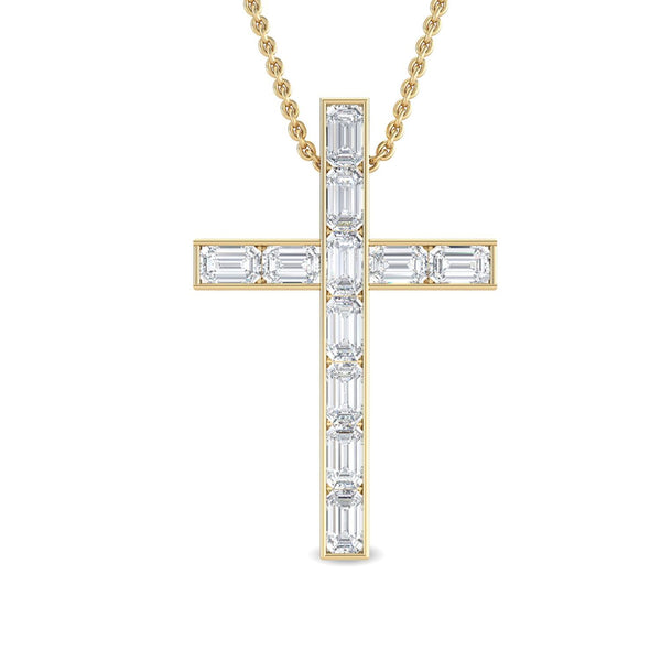Genevieve Joy - Cross Lab Grown Diamond Pendant