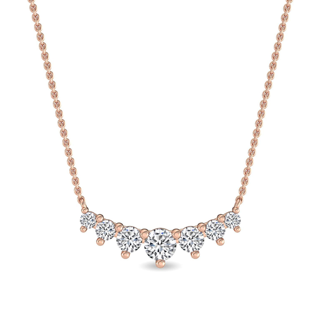 Genevieve Lune lab grown diamond pendant