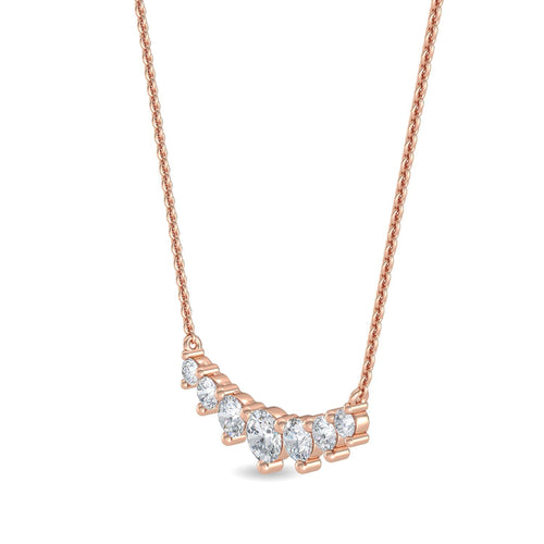 Genevieve Lune lab grown diamond pendant