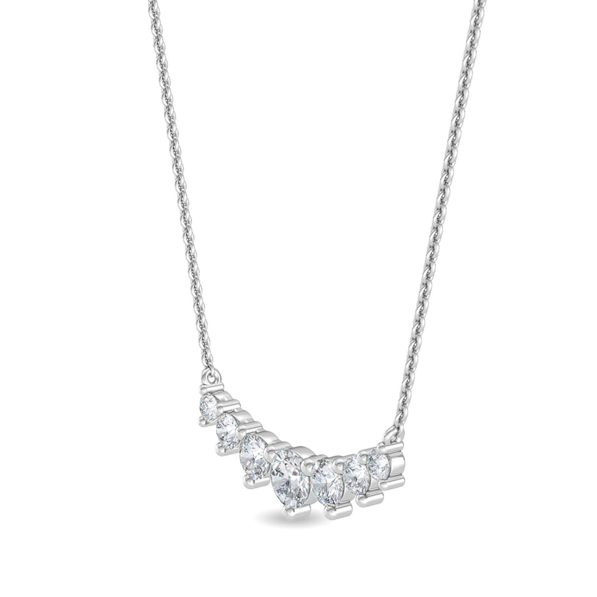 Genevieve Lune lab grown diamond pendant