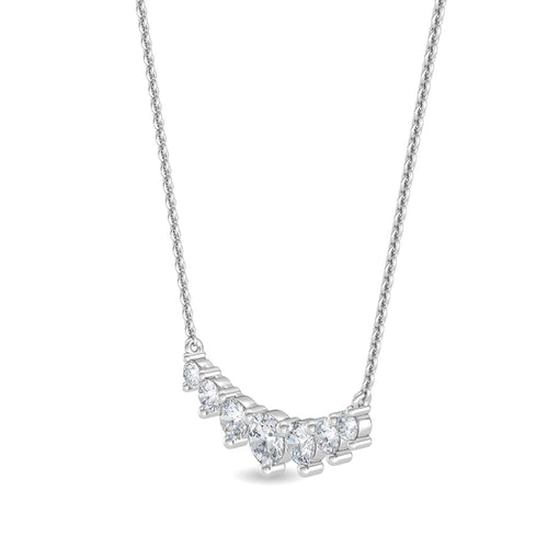 Genevieve Lune lab grown diamond pendant