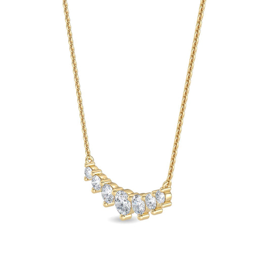 Genevieve Lune lab grown diamond pendant