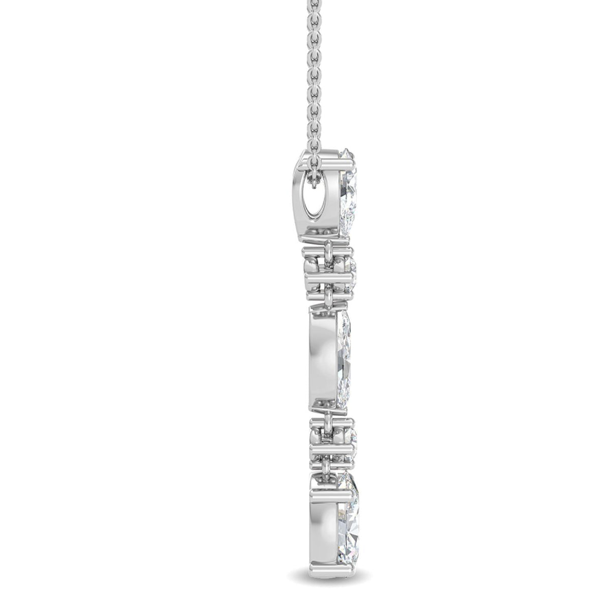 Genevieve Rose lab grown diamond pendant