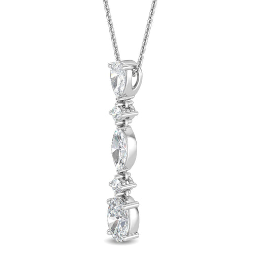 Genevieve Rose lab grown diamond pendant