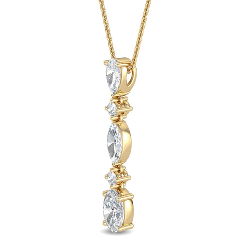 Genevieve Rose lab grown diamond pendant