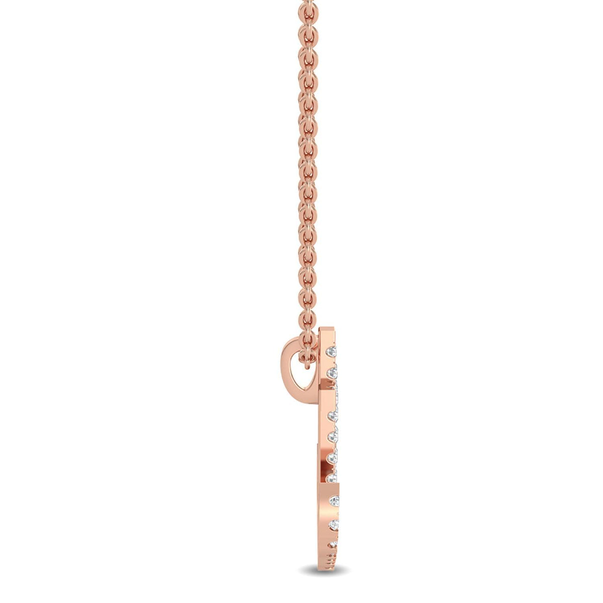 Genevieve Vale lab grown diamond pendant