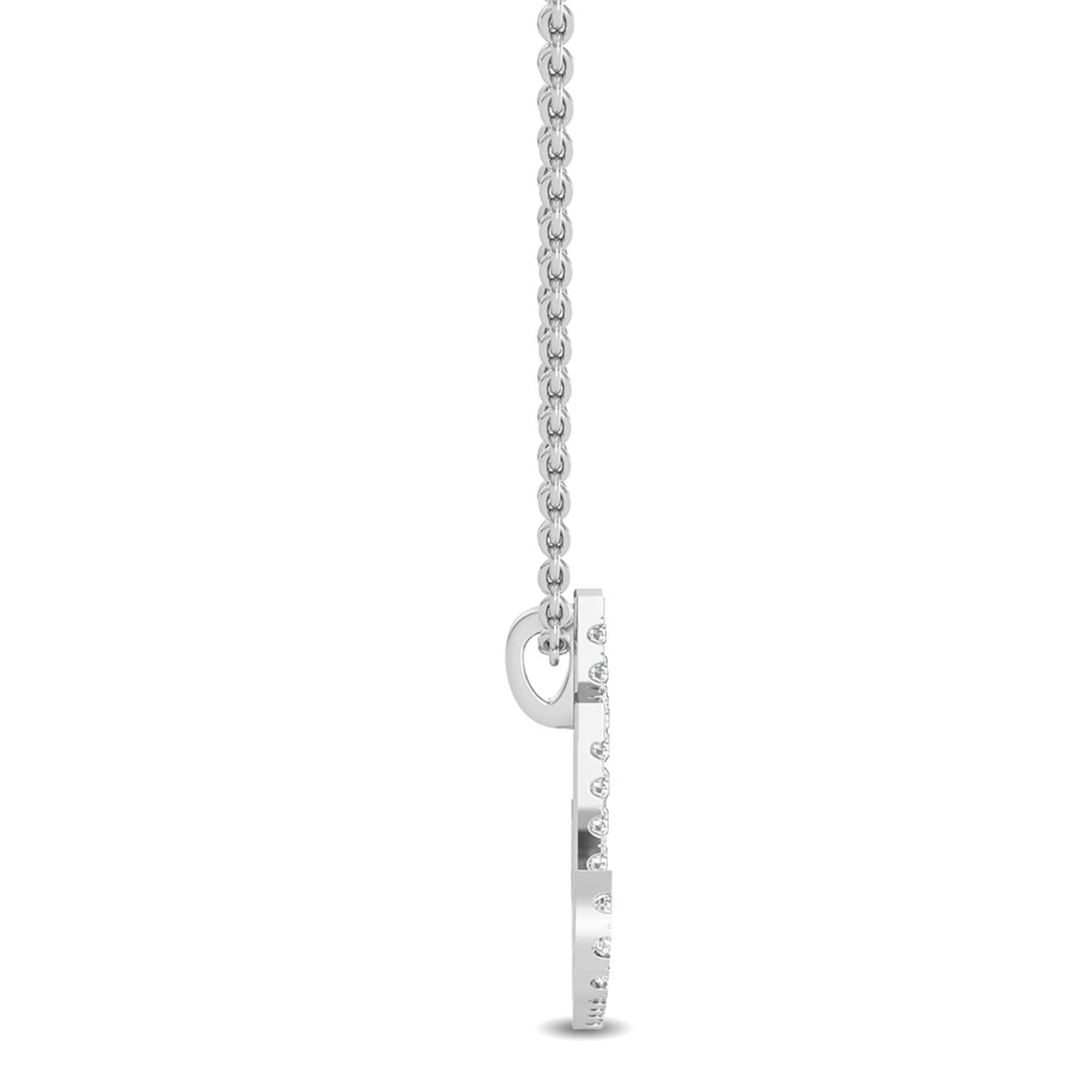 Genevieve Vale lab grown diamond pendant