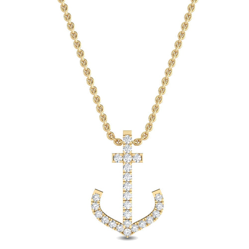 Genevieve Vale lab grown diamond pendant
