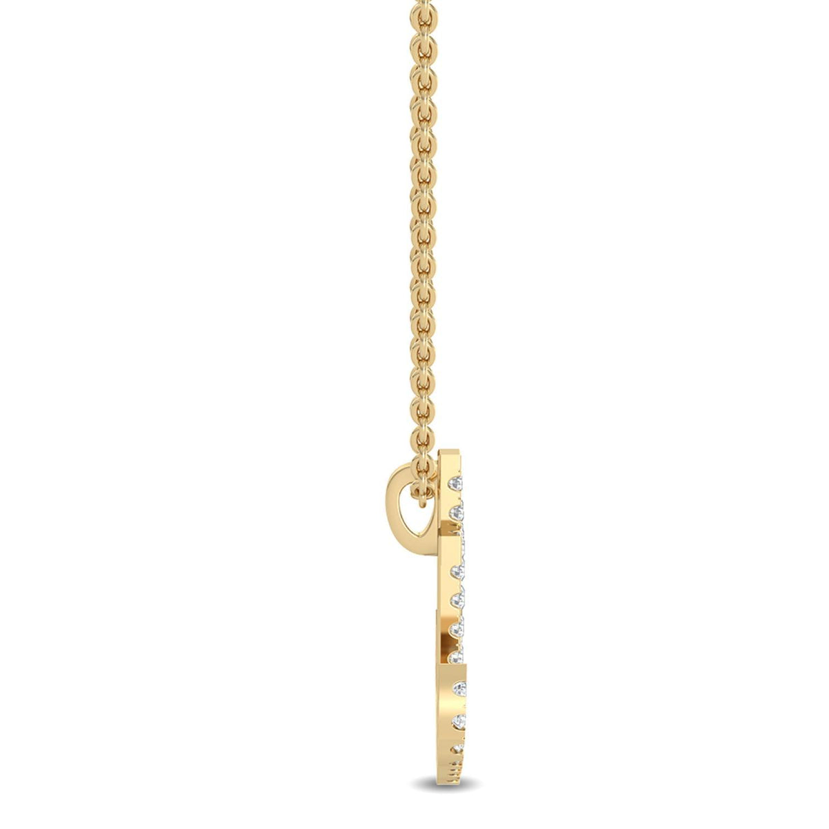 Genevieve Vale lab grown diamond pendant