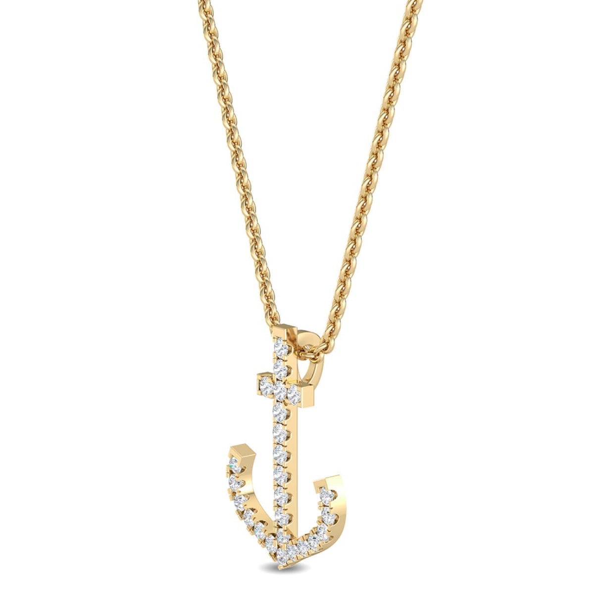 Genevieve Vale lab grown diamond pendant