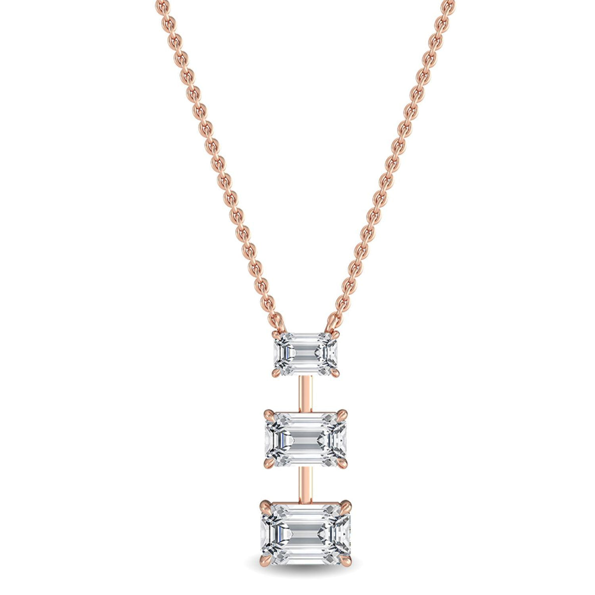 Isadora Dawn lab grown diamond pendant