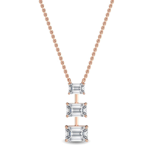 Isadora Dawn lab grown diamond pendant