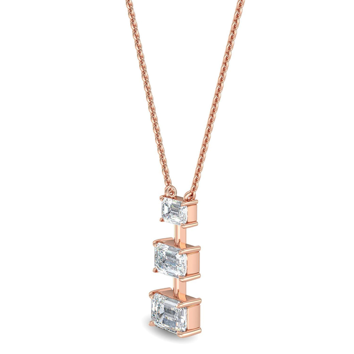 Isadora Dawn lab grown diamond pendant