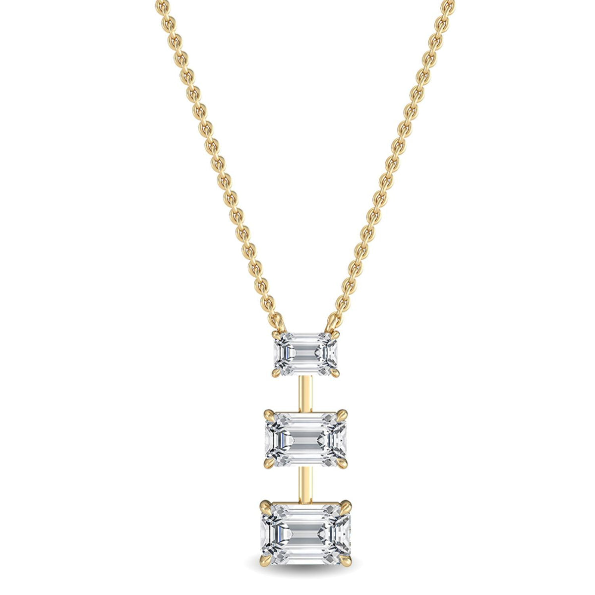 Isadora Dawn lab grown diamond pendant