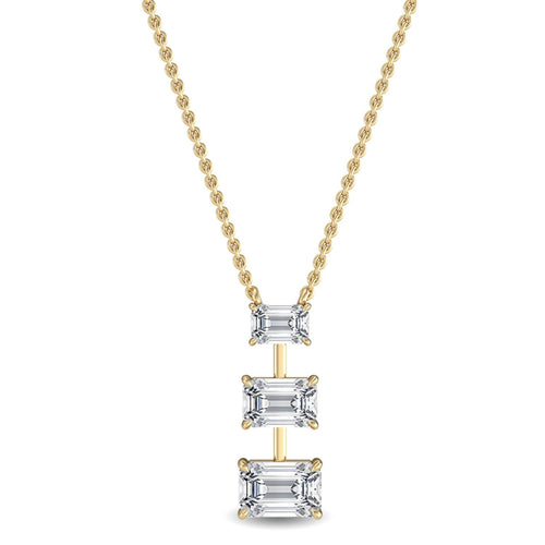 Isadora Dawn lab grown diamond pendant