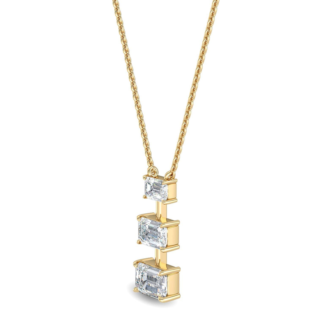 Isadora Dawn lab grown diamond pendant
