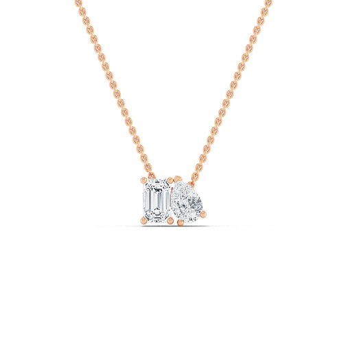 Isadora Pearl lab grown diamond pendant