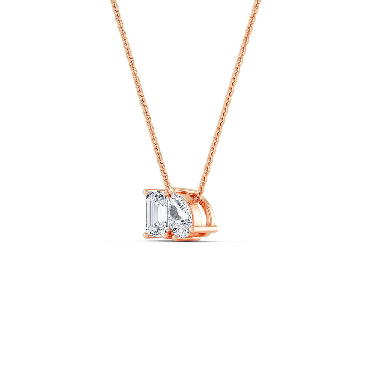 Isadora Pearl lab grown diamond pendant