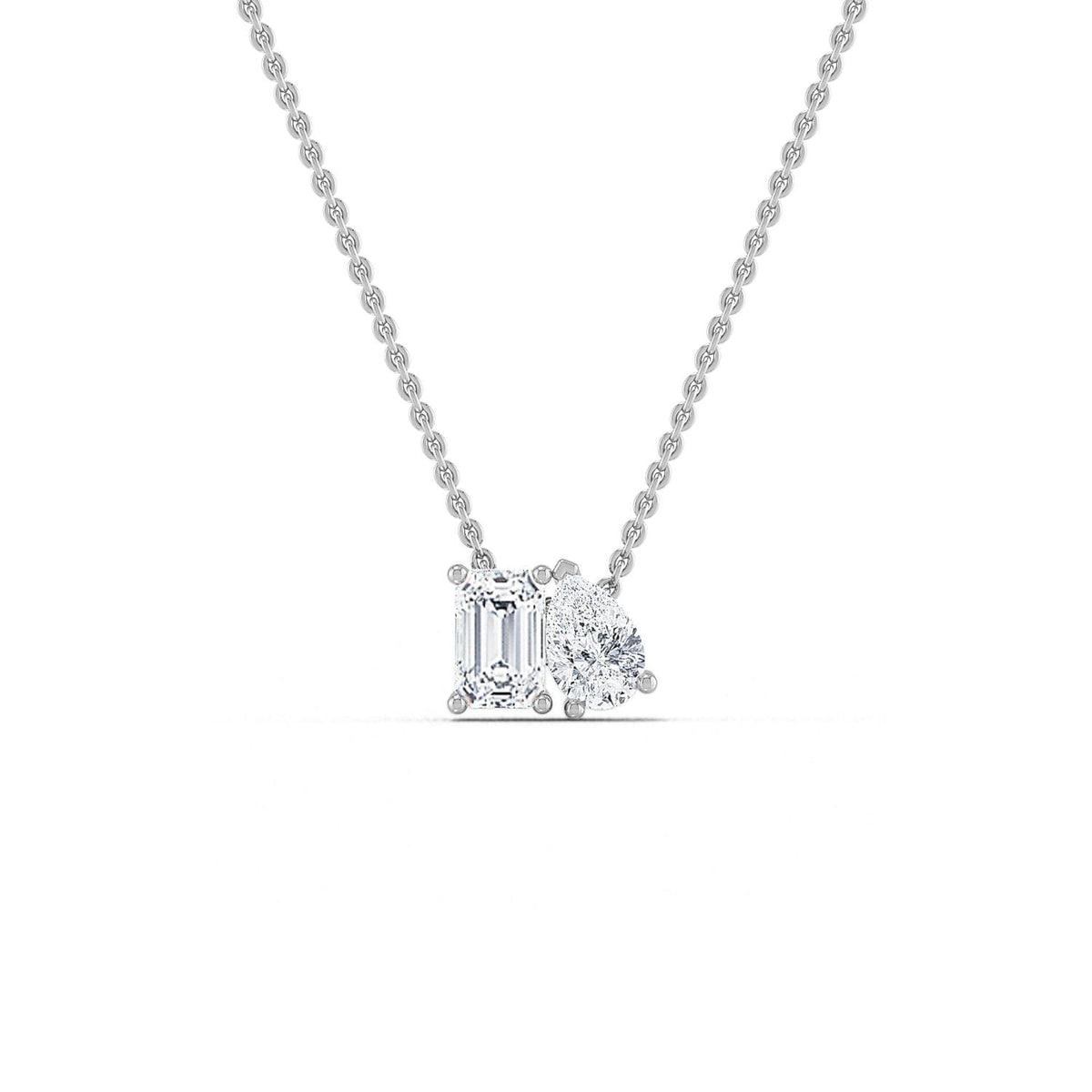 Isadora Pearl lab grown diamond pendant