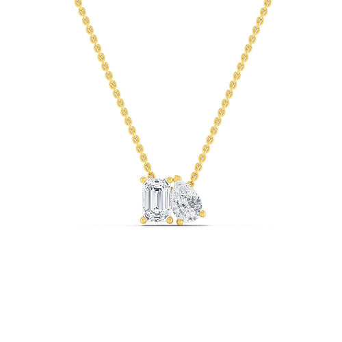 Isadora Pearl lab grown diamond pendant
