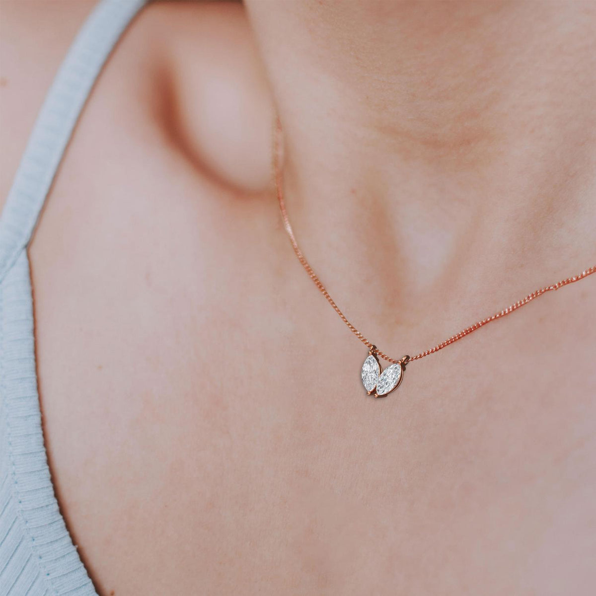 Juliette Grace lab grown diamond pendant