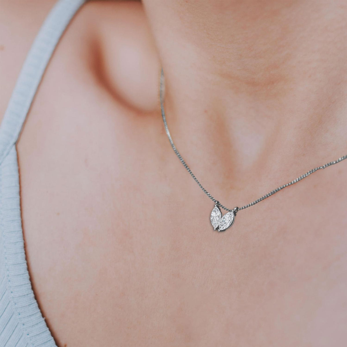 Juliette Grace lab grown diamond pendant