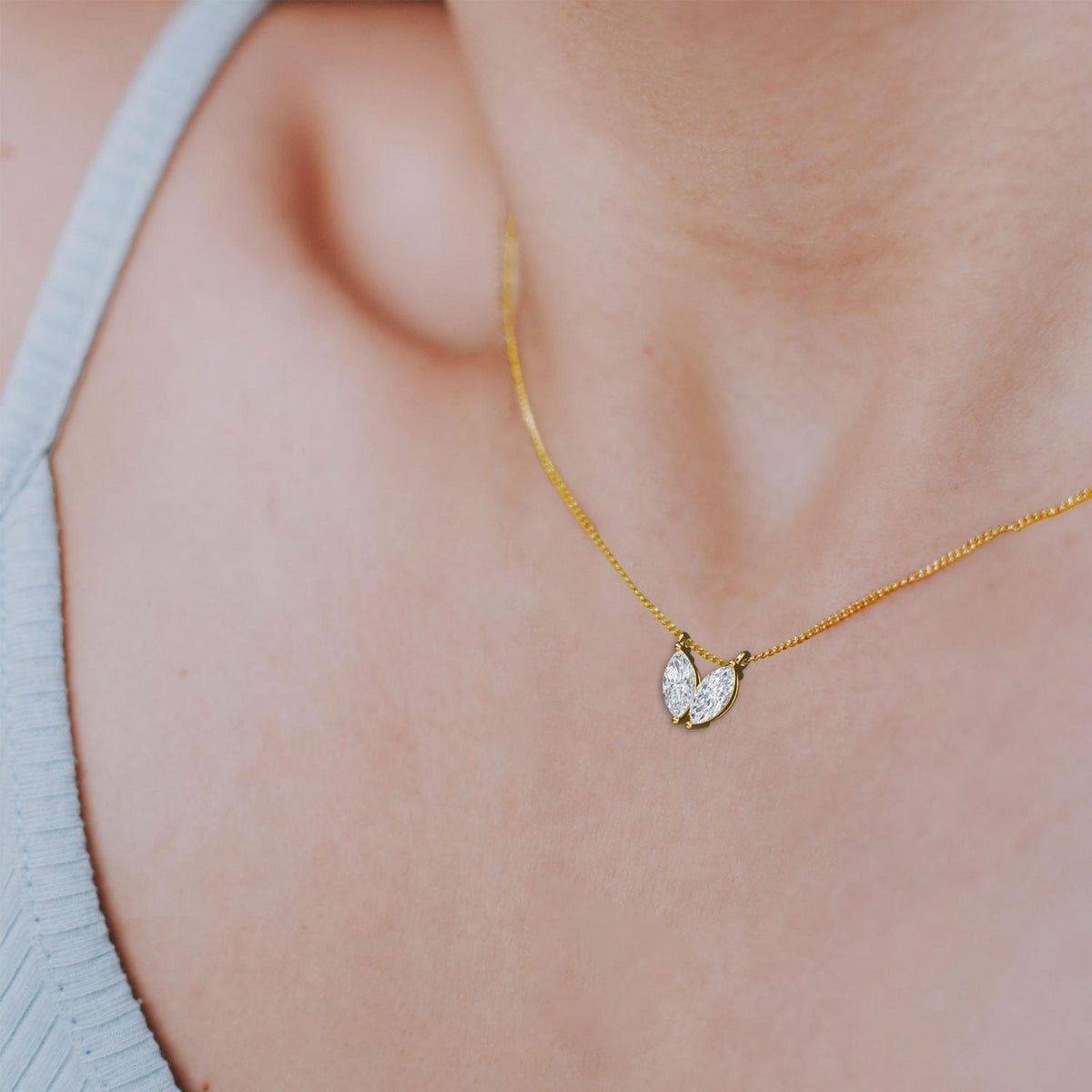 Juliette Grace lab grown diamond pendant
