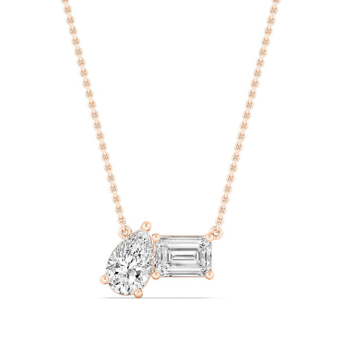 Juliette Lune lab grown diamond pendant