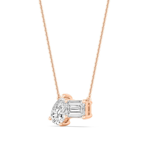 Juliette Lune lab grown diamond pendant
