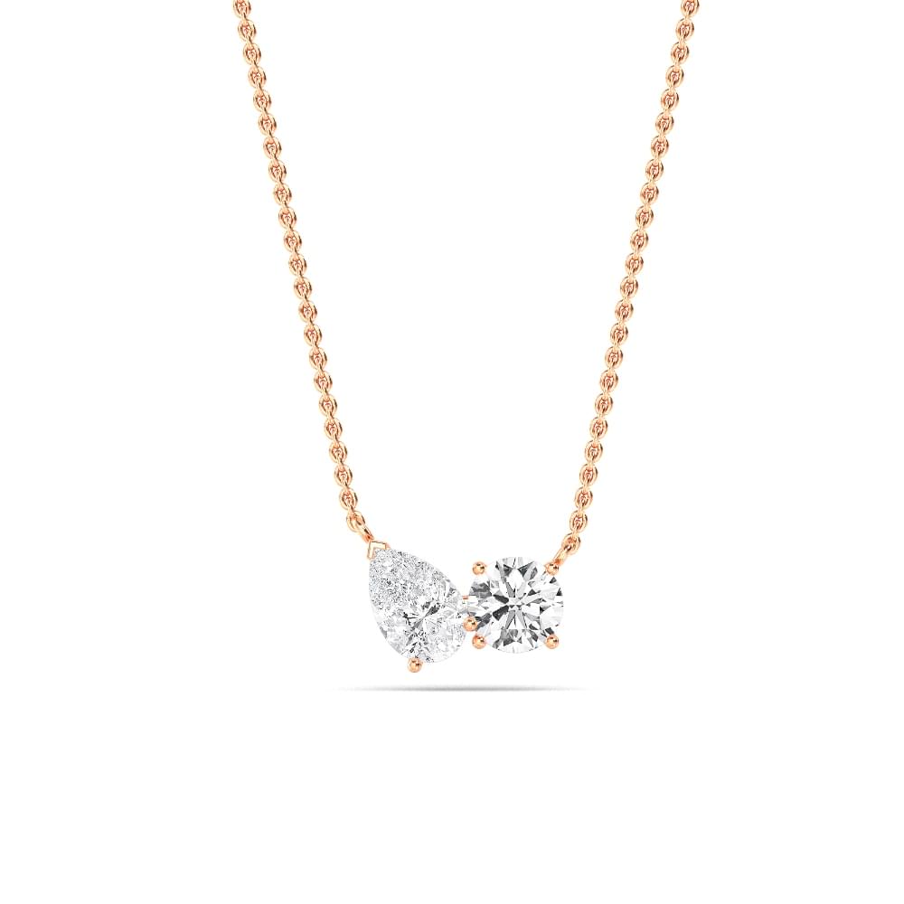 Juliette Pearl lab grown diamond pendant