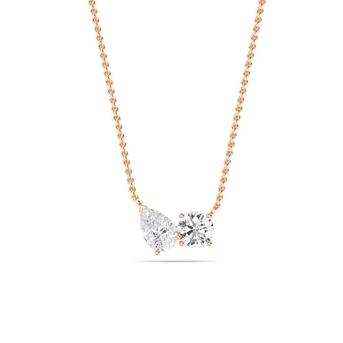 Juliette Pearl lab grown diamond pendant