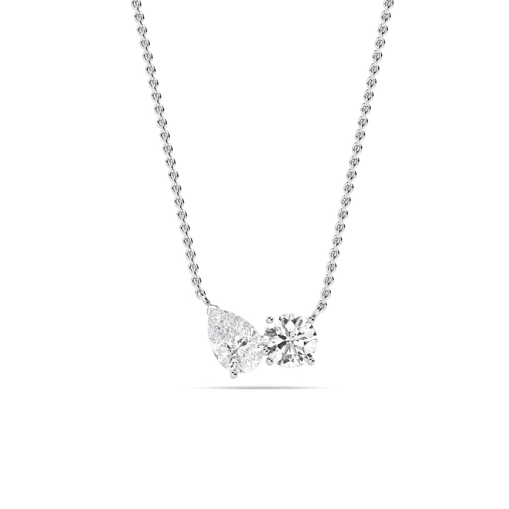 Juliette Pearl lab grown diamond pendant