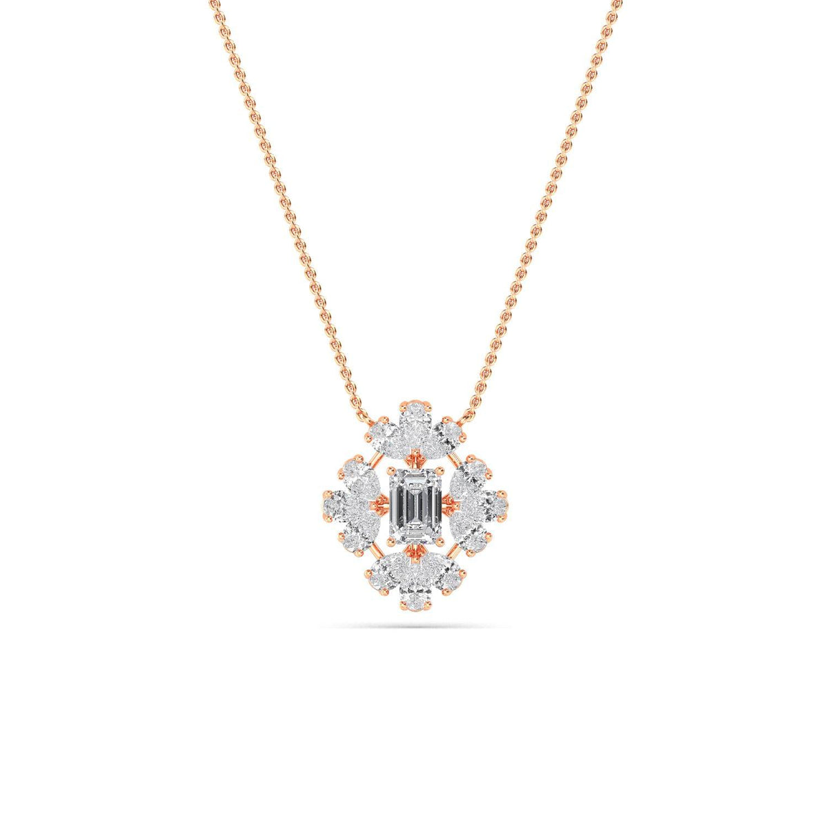 Juliette Rose lab grown diamond pendant