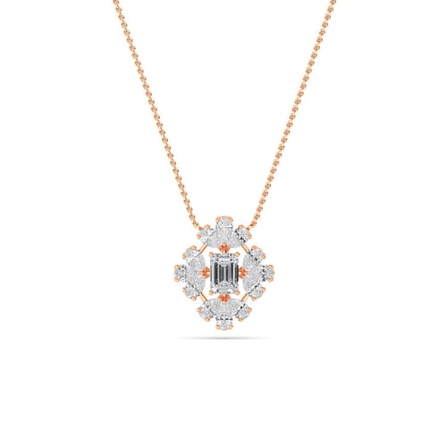 Juliette Rose lab grown diamond pendant