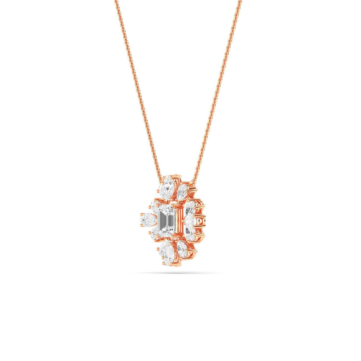 Juliette Rose lab grown diamond pendant