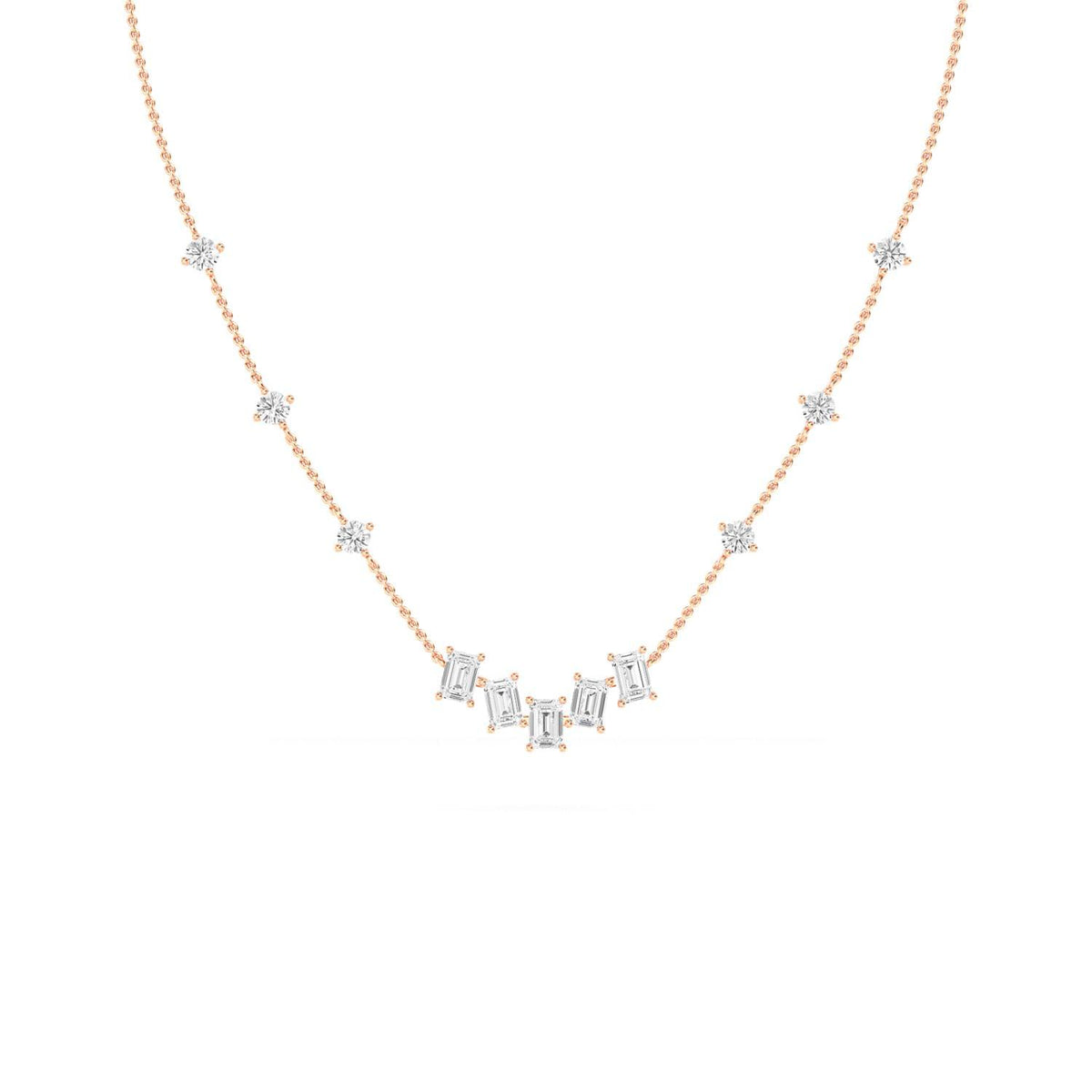Leonora Dawn lab grown diamond pendant