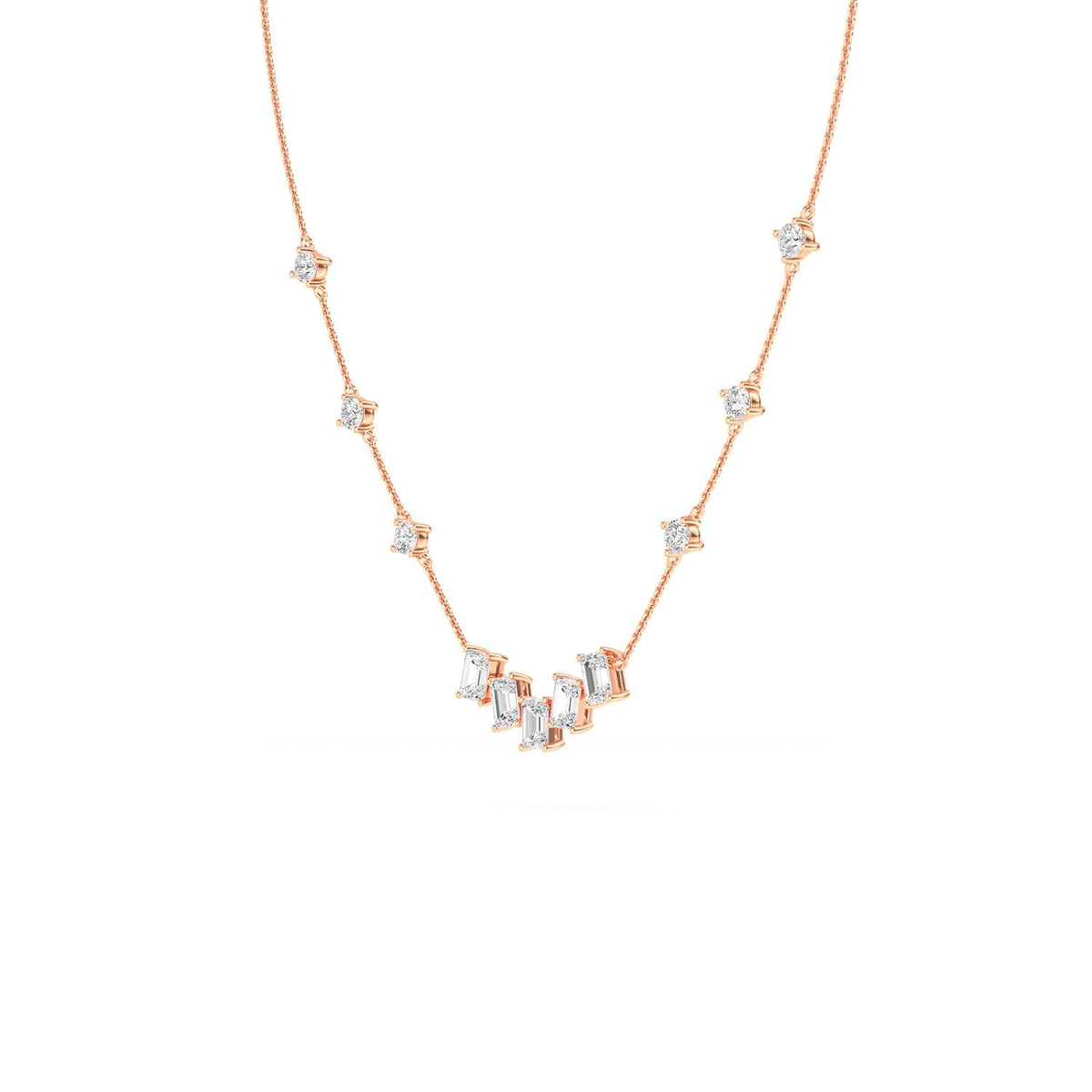 Leonora Dawn lab grown diamond pendant