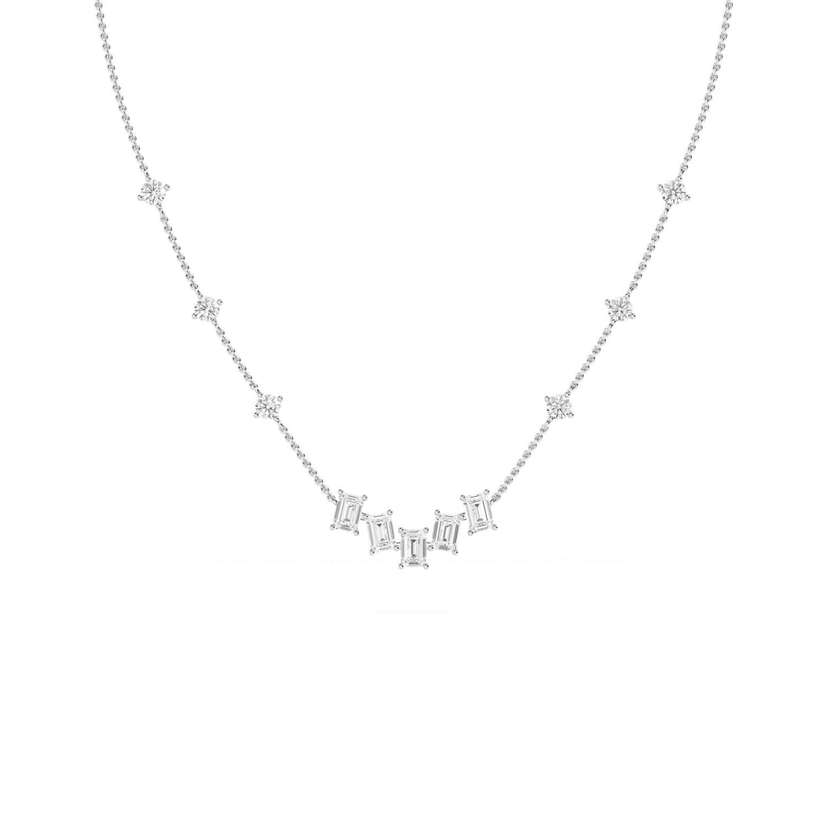 Leonora Dawn lab grown diamond pendant