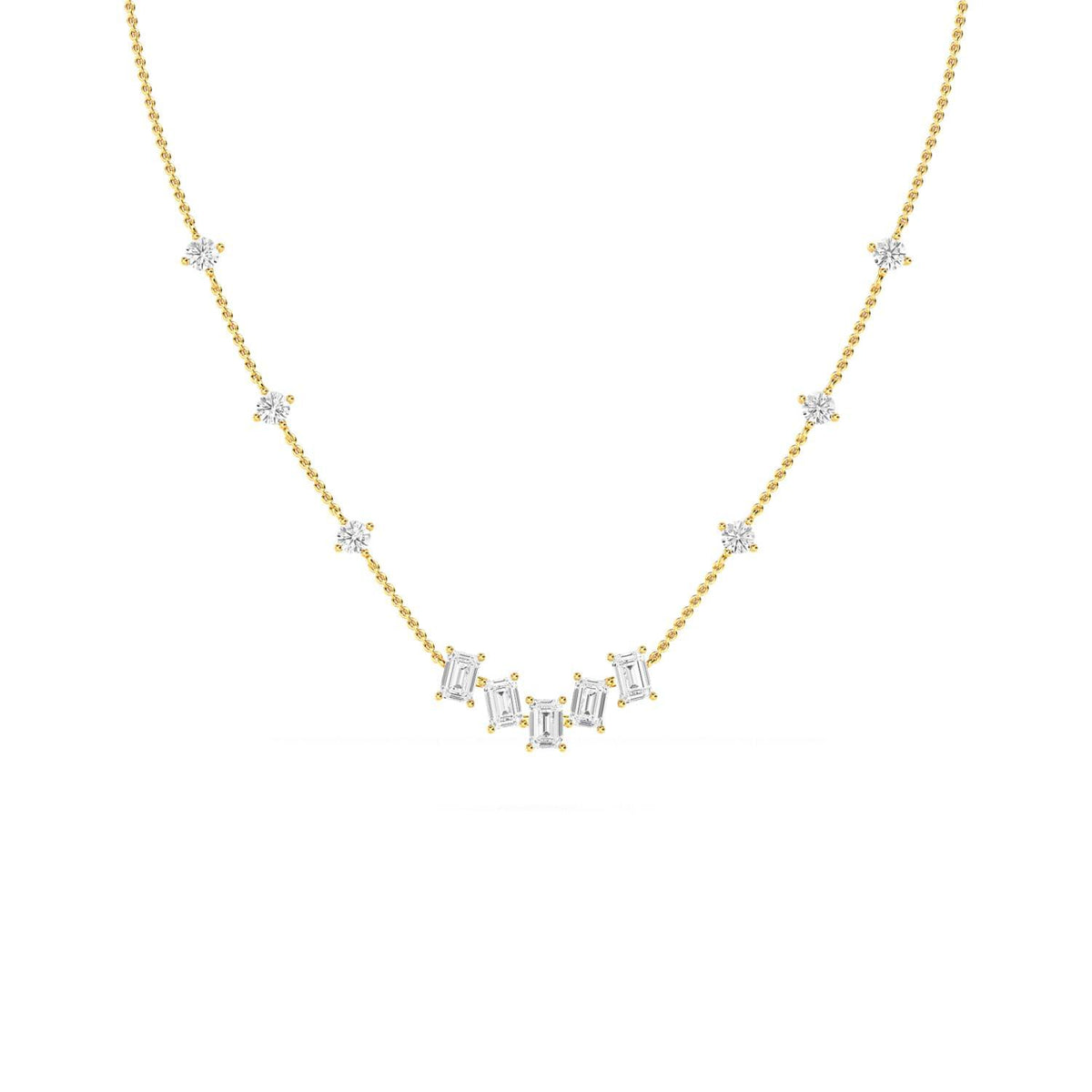 Leonora Dawn lab grown diamond pendant