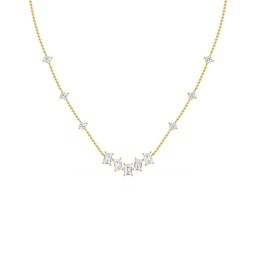 Leonora Dawn lab grown diamond pendant