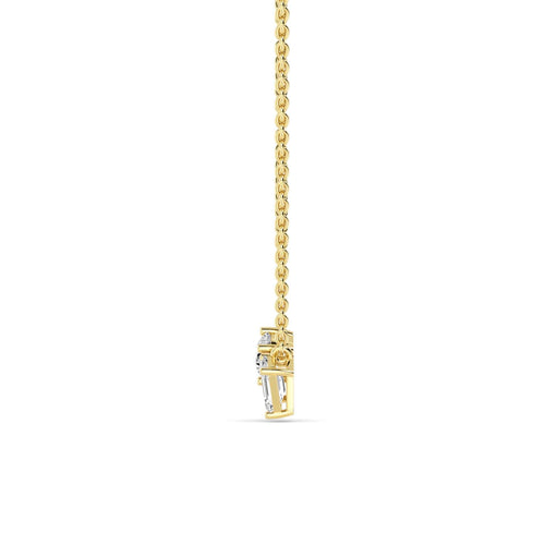 Leonora Pearl lab grown diamond pendant