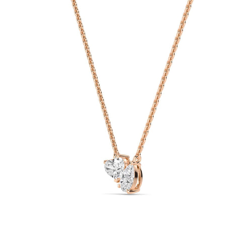 Leonora Rose lab grown diamond pendant
