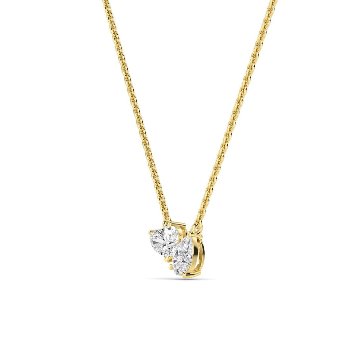 Leonora Rose lab grown diamond pendant