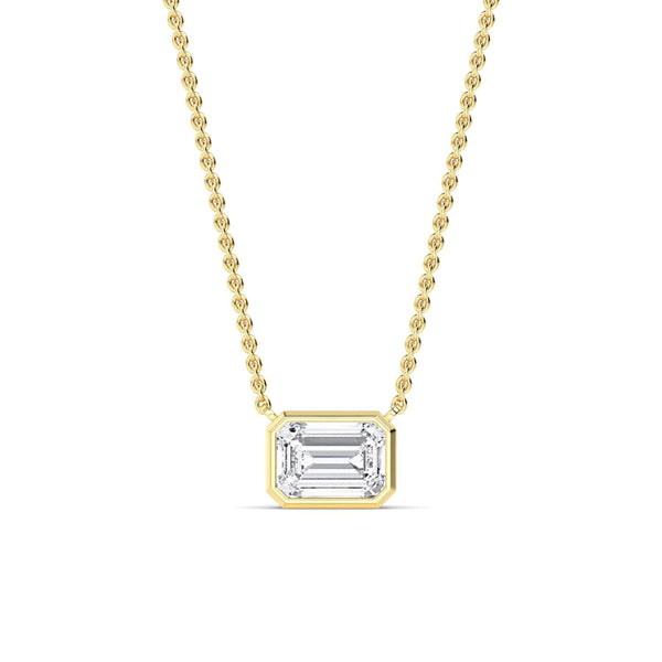 Lucienne Bloom - Bezel Lab Grown Diamond Pendant