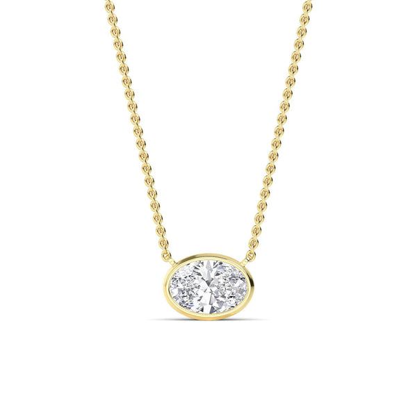 Lucienne Grace - Bezel Lab Grown Diamond Pendant
