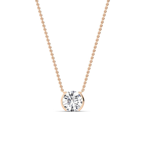 Lucienne Rose lab grown diamond pendant