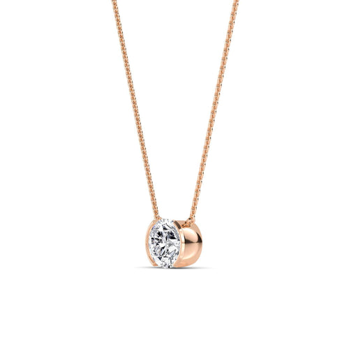 Lucienne Rose lab grown diamond pendant