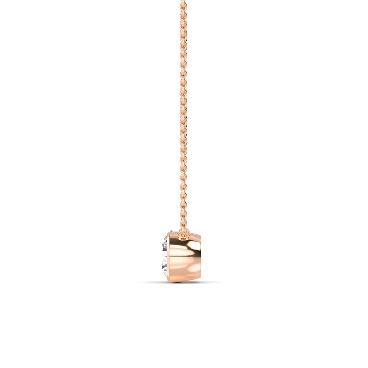 Lucienne Rose lab grown diamond pendant