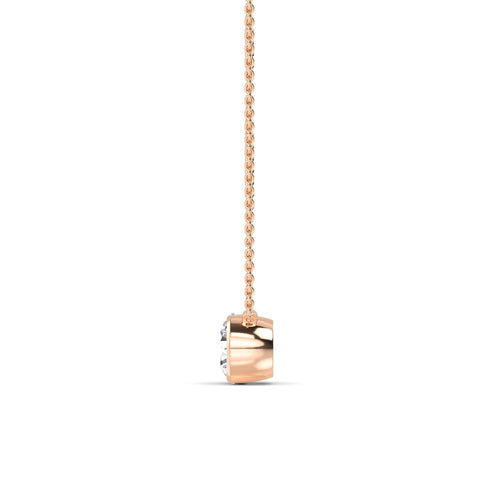 Lucienne Rose lab grown diamond pendant