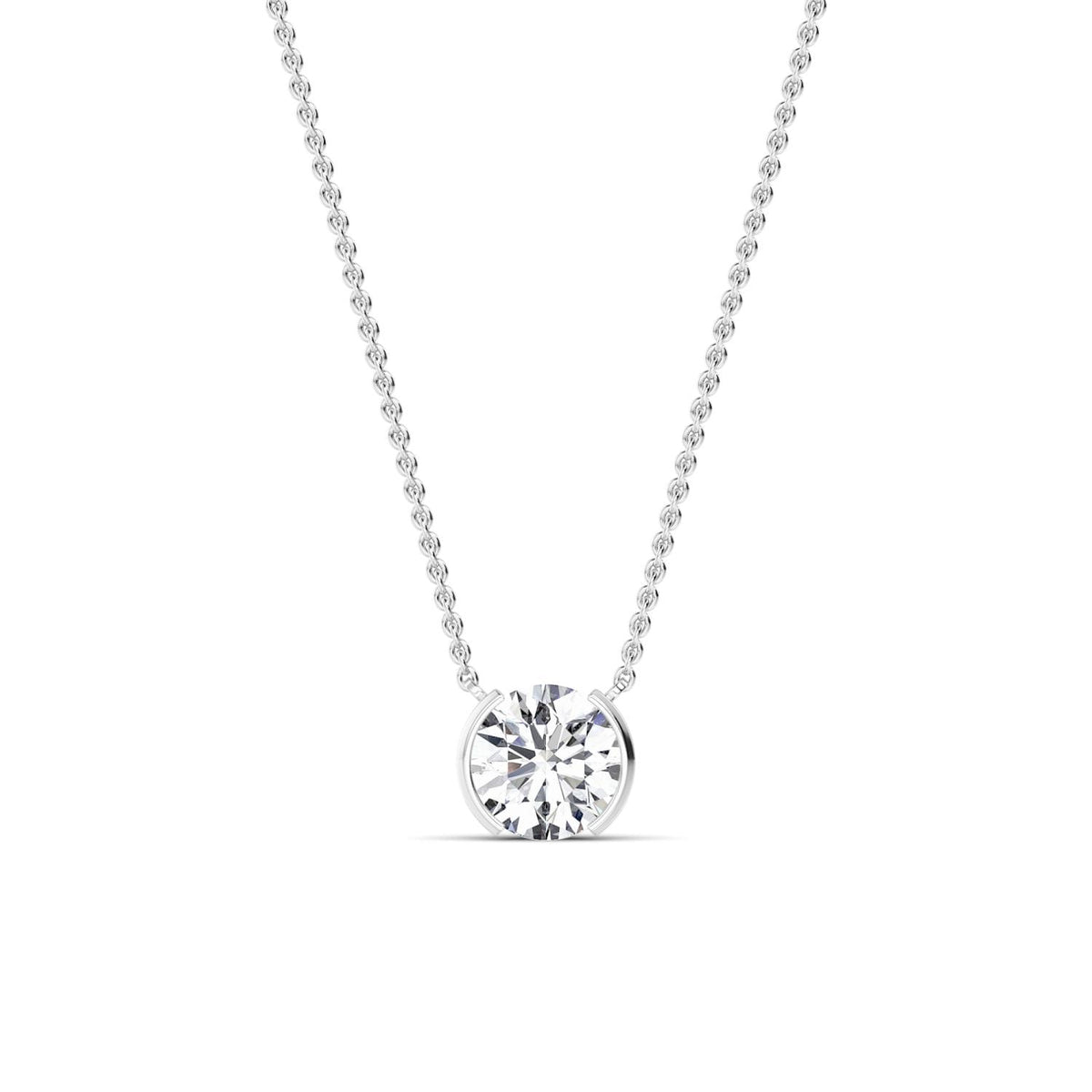 Lucienne Rose lab grown diamond pendant